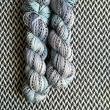 CERULEAN CELEBRATION -- Wave Hill zebra fingering yarn -- ready to ship