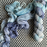 CERULEAN CELEBRATION -- Broadway sparkle sock yarn -- ready to ship