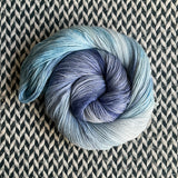 CERULEAN CELEBRATION -- Broadway sparkle sock yarn -- ready to ship