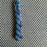 AZURE AFFAIR -- Half-Skein -- Times Square sock yarn -- ready to ship