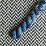 AZURE AFFAIR -- Half-Skein -- Times Square sock yarn -- ready to ship