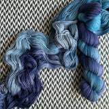 AZURE AFFAIR -- Times Square sock yarn -- ready to ship