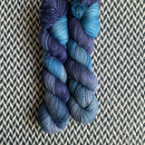 AZURE AFFAIR -- Broadway sparkle sock yarn -- ready to ship