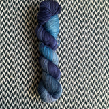 AZURE AFFAIR -- Broadway sparkle sock yarn -- ready to ship