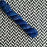 SAPPHIRE SOIRÉE -- Half-Skein -- Times Square sock yarn -- ready to ship