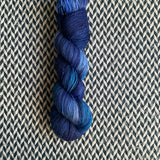 SAPPHIRE SOIRÉE -- Broadway sparkle sock yarn -- ready to ship