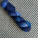 SAPPHIRE SOIRÉE -- Broadway sparkle sock yarn -- ready to ship
