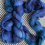SAPPHIRE SOIRÉE -- Broadway sparkle sock yarn -- ready to ship