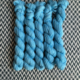 Wallflower -- mini-skein -- Times Square sock yarn -- ready to ship