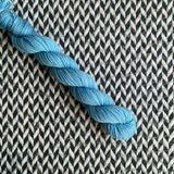 Wallflower -- mini-skein -- Broadway sparkle sock yarn-- ready to ship