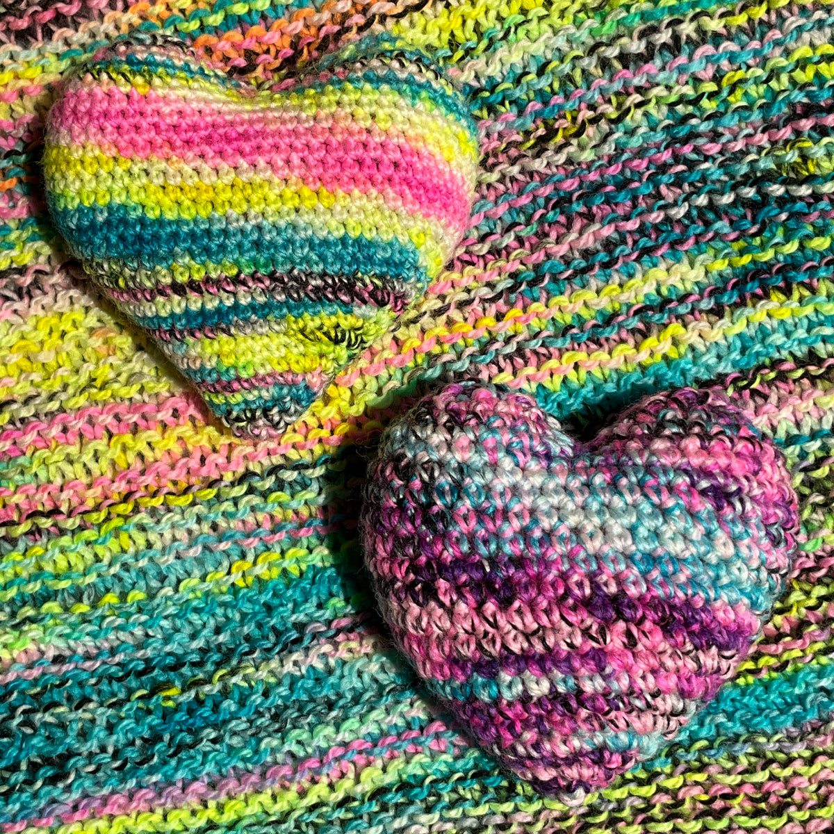*Plushy Heart Crochet Pattern digital download Yarn Over New York