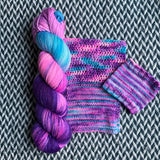 ELECTRIC SHEEP -- Broadway sparkle sock yarn-- ready to ship