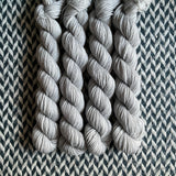Intrepid -- mini-skein -- Broadway sparkle sock yarn-- ready to ship