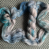 BIRTH OF A STAR -- Wave Hill zebra fingering yarn -- ready to ship