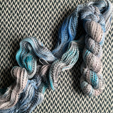 BIRTH OF A STAR -- Wave Hill zebra fingering yarn -- ready to ship