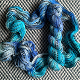 STELLAR NEBULA -- Wave Hill zebra fingering yarn -- ready to ship