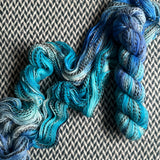 STELLAR NEBULA -- Wave Hill zebra fingering yarn -- ready to ship
