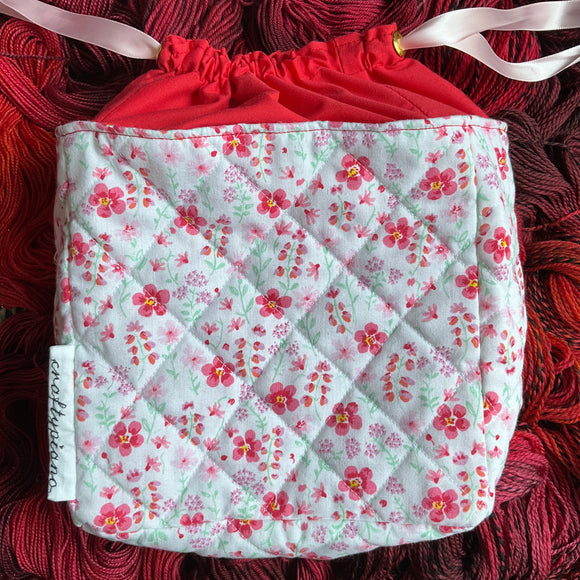 SUMMER ROMANCE -- project bag -- ready to ship