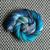 STELLAR NEBULA -- Wave Hill zebra fingering yarn -- ready to ship