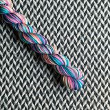 Jellywish -- mini-skein -- Broadway sparkle sock yarn -- ready to ship