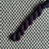Pluto -- mini-skein -- Broadway sparkle sock yarn -- ready to ship