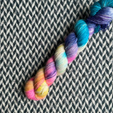 JELLYWISH -- Half-Skein -- Broadway sparkle sock yarn -- ready to ship