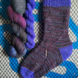 *Snake Skin Socks Pattern -- digital download