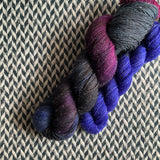 PLUTO and Desert at Night * Broadway Sparkle Sock Set * -- full-size skein with mini-skein -- ready to ship yarn