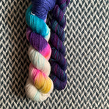 JELLYWISH and Moonlit Mermaid * Broadway Sparkle Sock Set * -- full-size skein with mini-skein -- ready to ship yarn