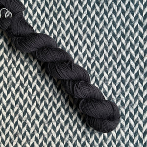 NIGHT SMOKE -- Half-Skein -- Times Square sock yarn --ready to ship
