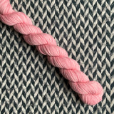 Pretty in Pink -- mini-skein -- Times Square sock yarn -- ready to ship