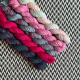 Diversion *5 Mini-Skein Set* -- Broadway sparkle sock yarn -- ready to ship