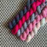 Diversion *5 Mini-Skein Set* -- Broadway sparkle sock yarn -- ready to ship