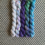 Oasis *5 Mini-Skein Set* -- Times Square sock yarn -- ready to ship