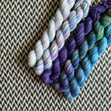 Oasis *5 Mini-Skein Set* -- Times Square sock yarn -- ready to ship