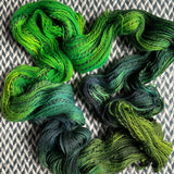 DAY CAMP -- Wave Hill zebra fingering yarn -- ready to ship