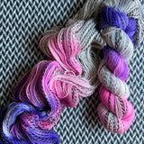 CHOPSTICKS -- Wave Hill zebra fingering yarn -- ready to ship