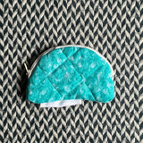 THE TEAL DEAL -- small notion pouch with zipper -- ready to ship