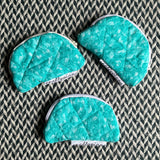THE TEAL DEAL -- small notion pouch with zipper -- ready to ship