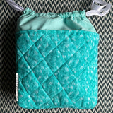THE TEAL DEAL -- project bag -- ready to ship