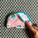 UN-BUD-LIEVABLE -- small notion pouch with zipper -- ready to ship