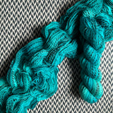 THE TEAL DEAL -- Wave Hill zebra fingering yarn -- ready to ship