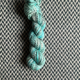 HAPPILY EVER AQUA -- Wave Hill zebra fingering yarn -- ready to ship