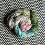 UN-BUD-LIEVABLE -- Wave Hill zebra fingering yarn -- ready to ship