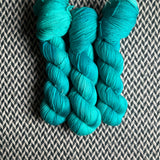 THE TEAL DEAL -- Times Square sock yarn -- ready to ship