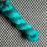 THE TEAL DEAL -- Broadway sparkle sock yarn -- ready to ship