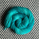 THE TEAL DEAL -- Broadway sparkle sock yarn -- ready to ship