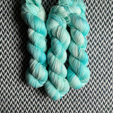 HAPPILY EVER AQUA -- Broadway sparkle sock yarn -- ready to ship