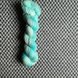 HAPPILY EVER AQUA -- Broadway sparkle sock yarn -- ready to ship