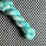 HAPPILY EVER AQUA -- Broadway sparkle sock yarn -- ready to ship